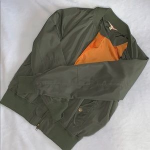 Green Bomber Jacket